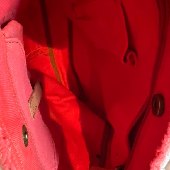 Lucky Brand Colexico Cayenne Color Canvas Studded Tote Crossbody - Picture 12 of 16